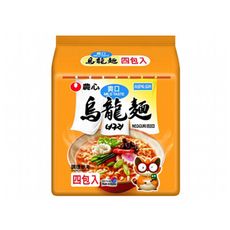 韓國 農心~爽口海鮮味烏龍麵4入(整袋裝)　泡麵/烏龍麵/拉麵 D157846