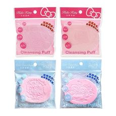 Hello Kitty／雙子星 洗臉海綿(1入) 三麗鷗授權　海綿/洗臉海綿/洗臉機 D462922
