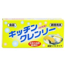 日本 無磷洗碗皂(600g) 內附吸盤x2個 肥皂/食器洗淨專用/無磷肥皂D110102