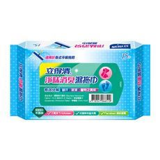 LET-GREEN 立得清~淨味消臭濕拖巾(15抽入)  濕拖巾/濕紙巾/毛巾/拖把