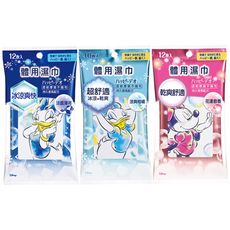 ANDOM~米妮黛西款體用濕巾(10枚／12枚入) 迪士尼/多款可選 體用濕巾/濕紙巾D418620