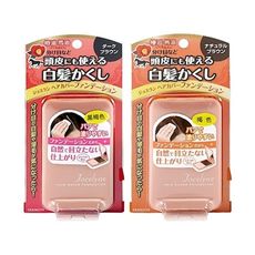 Yanagiya 雅娜蒂~白髮遮瑕粉餅(13g) 黑褐色／褐色 2色可選　白髮遮瑕/白髮遮瑕粉餅