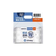 US BABY 優生~酒精濕巾(10抽x3包入)超厚型 DS001787