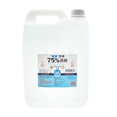 來而康 派頓 潔康酒精75% 酒精 (4000ml/桶) 消毒 清潔 酒精液 外用 乙類成藥