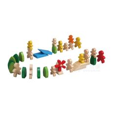 來而康 玩偶的家 PlayMe 親子樂園 B1303 骨牌 積木 遊戲 益智 玩具