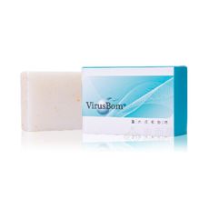 來而康 VirusBom 病毒崩 白麝香 燕麥淨膚皂 100g/盒  30盒販售 燕麥皂 肥皂 香皂