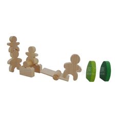 來而康 玩偶的家 PlayMe 親子樂園 翹翹板 B1306 人型 骨牌 衝力 積木 遊戲 益智 玩