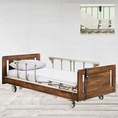 來而康 LEK01三馬達電動床ABS板 電動床三馬達木飾贈床包2中單2餐桌板1