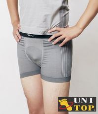 UNI-TOP 697 黑晶竹炭銀纖維超細男平口(L)