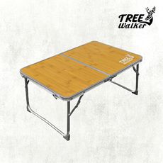 木紋輕巧折疊桌