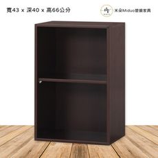 【米朵Miduo】兩格塑鋼資料櫃 文件收納櫃 防水塑鋼家具(寬43X深40X高66公分)