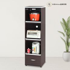 【米朵Miduo】1.5尺一抽三拉盤塑鋼電器櫃 廚房櫥櫃 防水塑鋼家具(附插座)