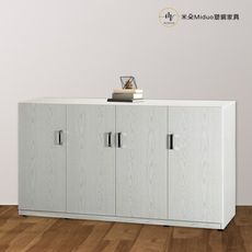 【米朵Miduo】5.3尺四門塑鋼隔間櫃 玄關櫃 防水塑鋼家具