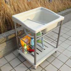 免運 72*60cm塑鋼水槽 日式ABS大型洗衣槽(不鏽鋼腳架) 【01CH】洗碗槽 洗手台 水槽