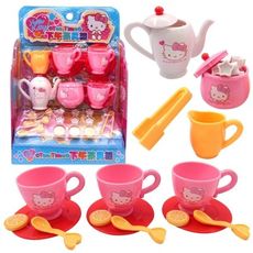 正版授權 Hello Kitty 凱蒂貓 下午茶具組 ST安全玩具【05A598】