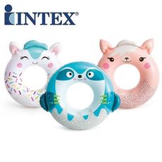 INTEX 全新品 可愛動物造型 泳圈 腋下圈 坐圈 獨角獸 樹懶 無尾熊 【YF20103】