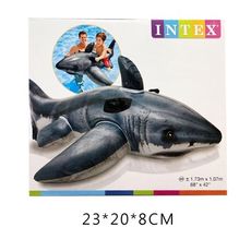 INTEX 鯊魚坐騎 鯊魚坐艇 鯊魚泳圈 鯊魚坐圈 泳池 兒童泳圈 兒童坐圈【YF17986】