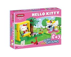 Hello Kitty系列 遊樂場盪鞦韆積木組 韓國OXFORD HK30118 【4031408】