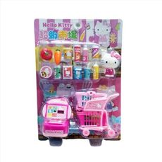 三麗鷗 正版授權 Hello kitty 凱蒂貓 家家酒 超級市場【05A630】