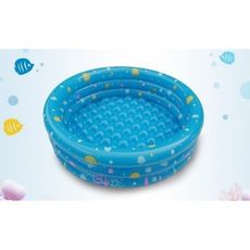 水晶三環水池 130公分 兒童游泳池 球池 戲水池 環保 【YF4275】