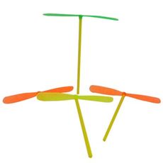 竹蜻蜓 飛天仙子 4入裝 兒童玩具 古早童玩 飛行玩具 戶外活動 露營 野餐 【1013309】