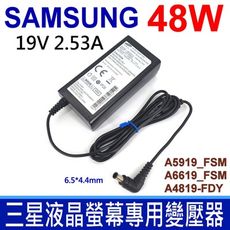 SAMSUNG 三星 48W 19V 2.53A 液晶螢幕專用 原廠規格 變壓器 電源線 充電器 A