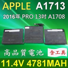 APPLE 電池 A1713 適用 2016/2017年 A1708, MacBook Pro 13