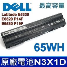 DELL N3X1D 65Wh 原廠電池 Latitude E5330 E6520 P14F