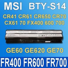 MSI BTY-S14 原廠電池 FX420 FX600 GE60 GE70 CR41