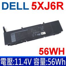 DELL 5XJ6R 56Wh 4芯 原廠電池 XPS 17 9700