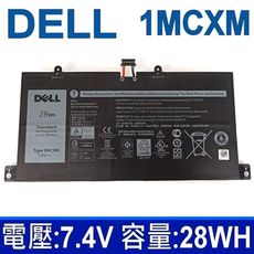 戴爾 DELL 1MCXM 4芯 原廠電池 28Wh 7.4V 內置電池 G3JJT Series