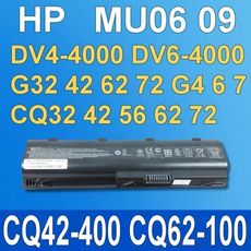 HP MU06 55Wh 原廠電池 DV6-3000 DV7-4000 G42 G62 G72