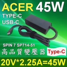 ACER 45W 高品質 TYPE-C USB-C 變壓器 CB515 CB515-1HT CB5-