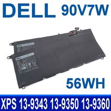 56WH最高容 DELL 90V7W 原廠電池 XPS 13-9343 13-9350 13-936