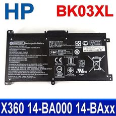 HP BK03XL 原廠電池 14-ba-120tx 14-ba-123tu 14-ba125tu