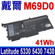 DELL M69D0 41Wh 電池 Latitude 7430 2-in-1 P136G