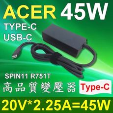 ACER 45W 高品質 TYPE-C USB-C 變壓器 C771T A16-045N1A PA-