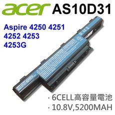 ACER 6芯 AS10D31 高品質 電池 Aspire 4738G 4738Z 4738ZG 4