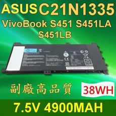 ASUS 華碩 4芯 C21N1335 日系電芯 電池 S451LN K451L S451 S451