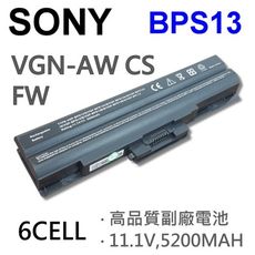 SONY BPS13 6芯 日系電芯 電池 AW170C AW19/Q AW19 AW21S/B A