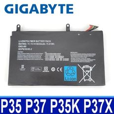 GIGABYTE GNS-I60 6芯 高品質 電池 P35W P35X P37 P37K P37W