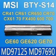 MSI BTY-S14 原廠電池 FR400 FR600 FR700 FX400 FX420