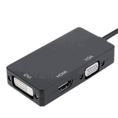 DISPLAYPORT轉接器 DP轉HDTV、DP轉DVI、DP轉VGA 三合一轉換器