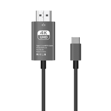 高品質 2M TYPE-C to HDTV Cable (HDMI) 4K-60Hz