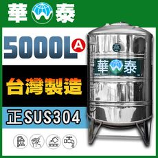 【華泰】WT-R-5000A 圓底水塔 | 5000L | 5.0噸 | 正SUS304不鏽鋼