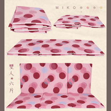《MIKO》台灣製*5X6尺雙人床墊-日式便利床墊雙人/折疊床墊/收納床墊/宿舍床墊/遊戲墊