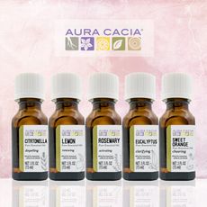 【Aura cacia 卡希雅】原萃精油15ml (9種香味)