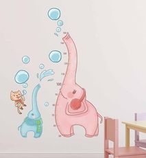 【亞圖家居】小象身高貼  ✭購買即送贈品✭
