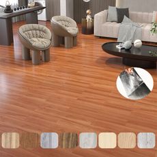 自黏式地板貼 台灣製造 加厚超耐磨 木紋地板貼 PVC地板 地板貼 地墊 拼接地板 SGS檢驗合格