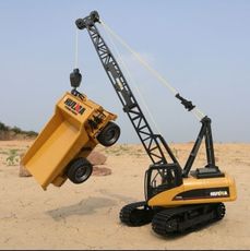 遙控怪手 吊車 15動 工程車